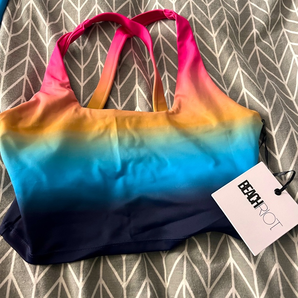 Beach riot brand new with tags